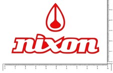 Nixon Watches Snowboard Ski Surf Outdoor Die Cut Sticker Decal 8.2" x 4.8"