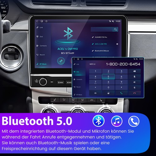 Radio de coche para VW Passat B7 2010-2015 Android 4+64 GB Carplay Navi 10.1'' DSP GPS - Imagen 8 de 13