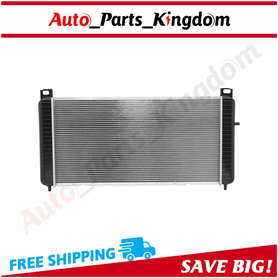 For 2001 2002 2003 2005 2006 Chevrolet Silverado 1500 HD Aluminum Radiator — 第 2/4 张图片