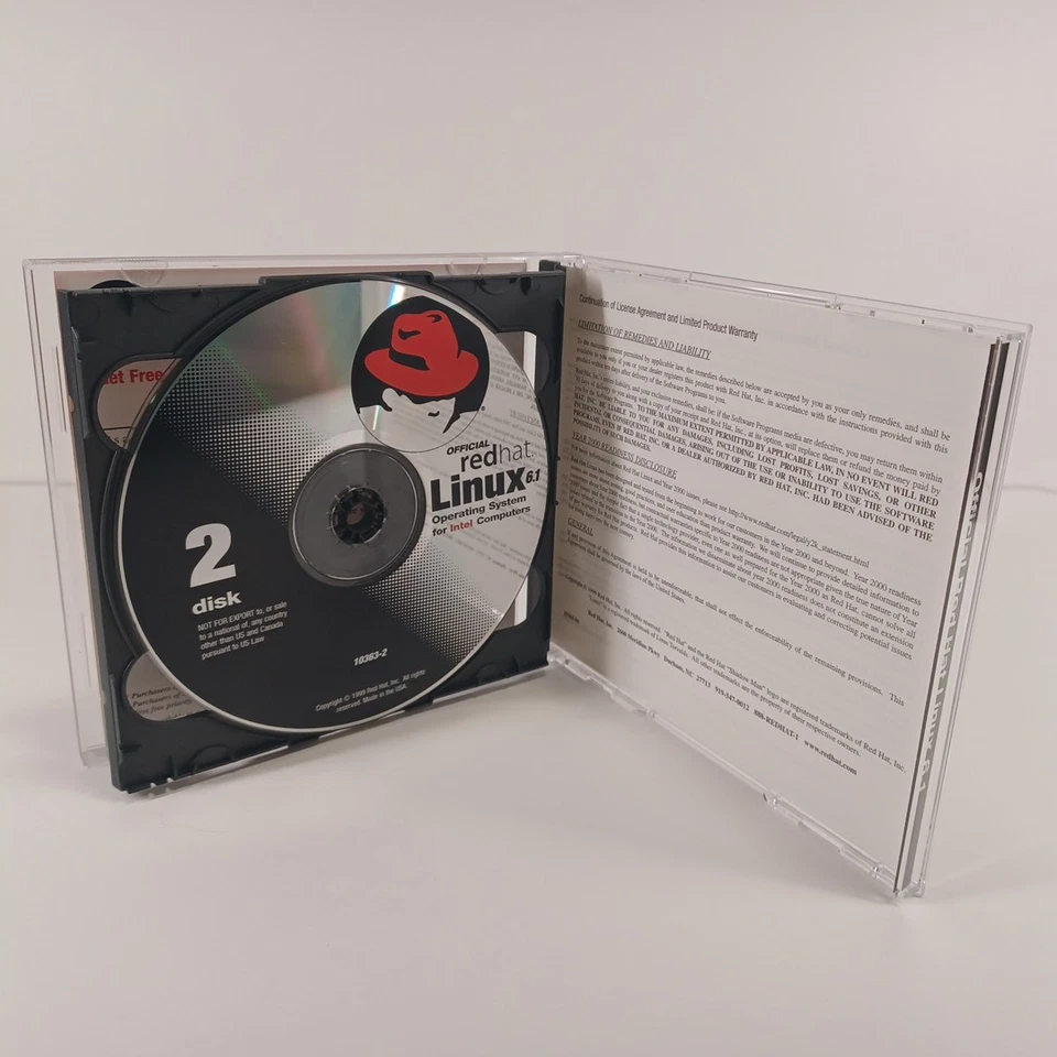 Red Hat Linux 6.1 Operating System 1999 CD Rom Software - Image 4 of 4