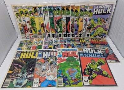 The Incredible Hulk #278 - 353 + Annuals - 36 Comic Book Lot - Marvel - Keys!