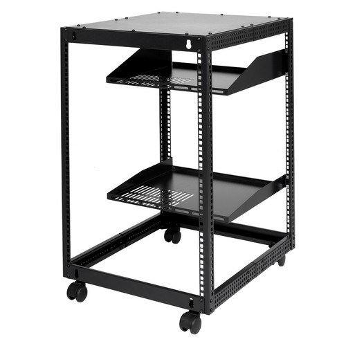 Stojak serwerowy 15U z otwartą ramą 585 x 510 x 759 mm - Zdjęcie 12 z 12