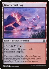 1x Geothermal Bog (FOIL) - NM - See Pic for Set - SPARROW MAGIC