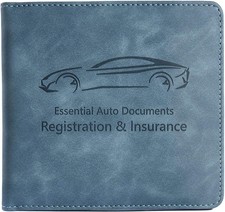 Mymazn Car Registration and Insurance Holder, Car Document Holder with Magnetic