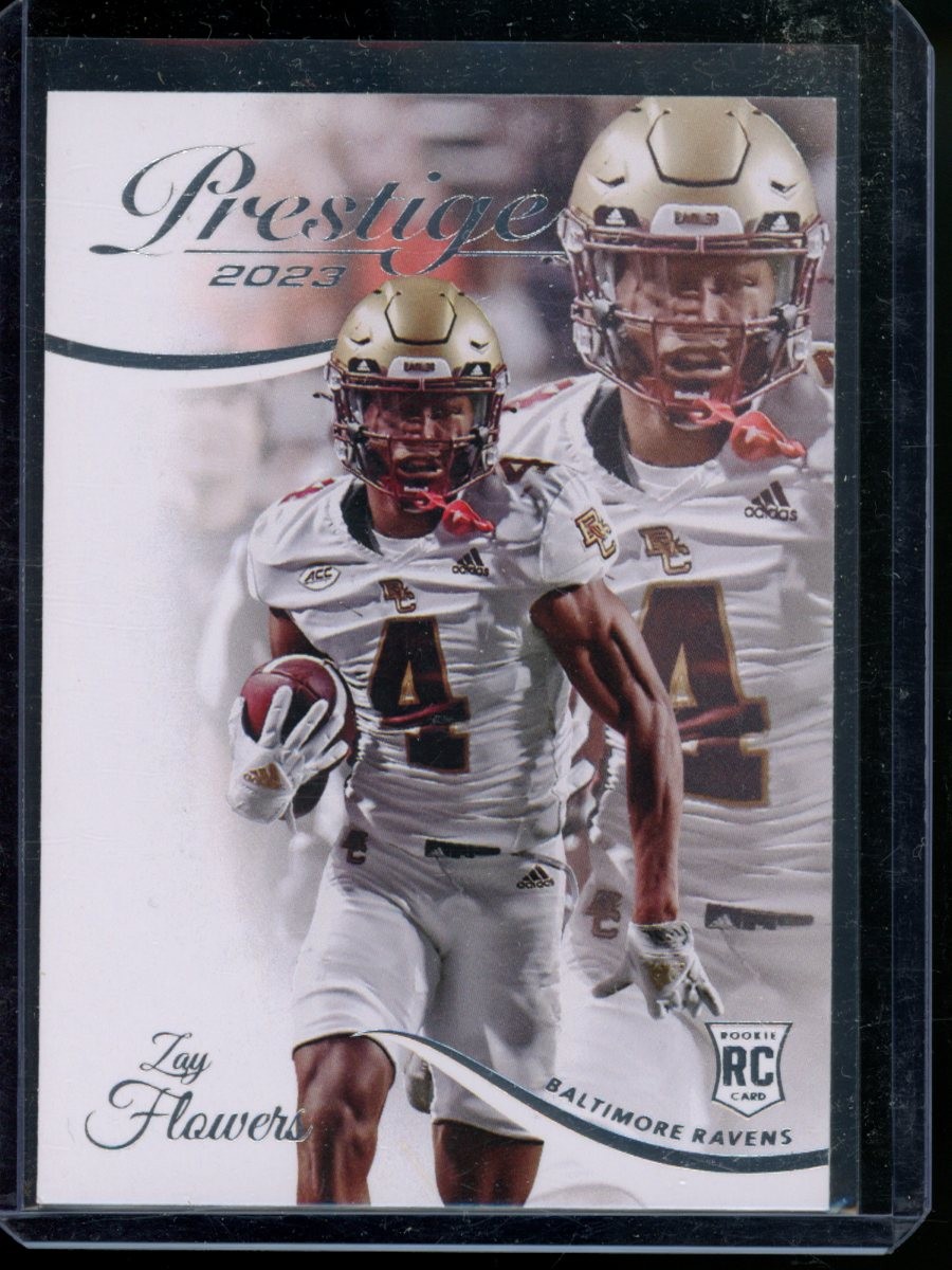 2023 Panini Prestige Zay Flowers Rookie Baltimore Ravens #390