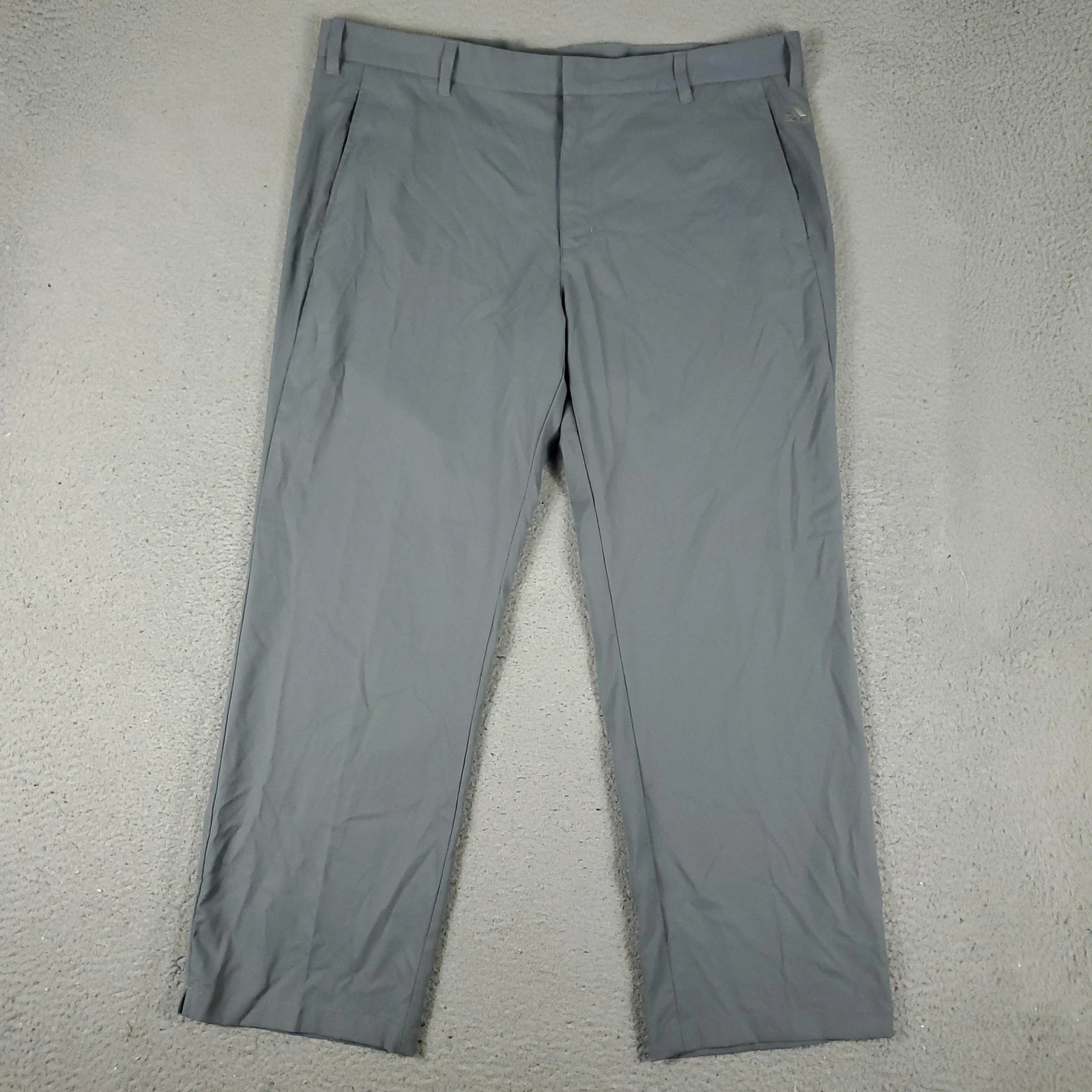Adidas Pants Mens 40x30 Gray Golf Athletic Performance Lightweight Polyester