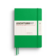 Leuchtturm1917 Notebook Medium (A5), Hardcover, Dotted Leaf Green