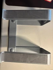 Silver, aluminum Laptop Stand with soft traction pads!!