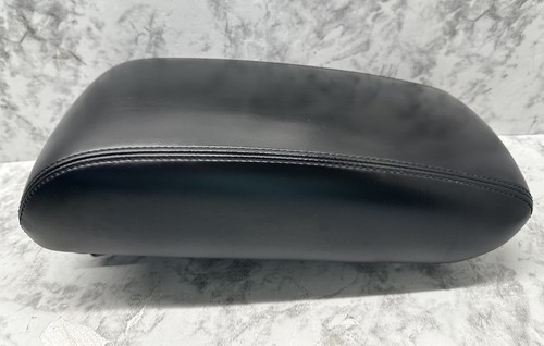 2014-2017 Jeep Grand Cherokee Front Floor Console Black Leather Armrest Lid Only - Picture 11 of 17