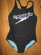 Girls SPEEDO competition one piece swimsuit swim sz 14