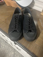 New Balance PF Flyer Sandlot Men's Size 10.5 Shoes Black Sneakers