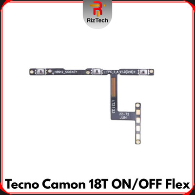 Für Tecno Camon 18T Ersatz EIN/AUS Power Lautstärketaste Flexkabel - UK
