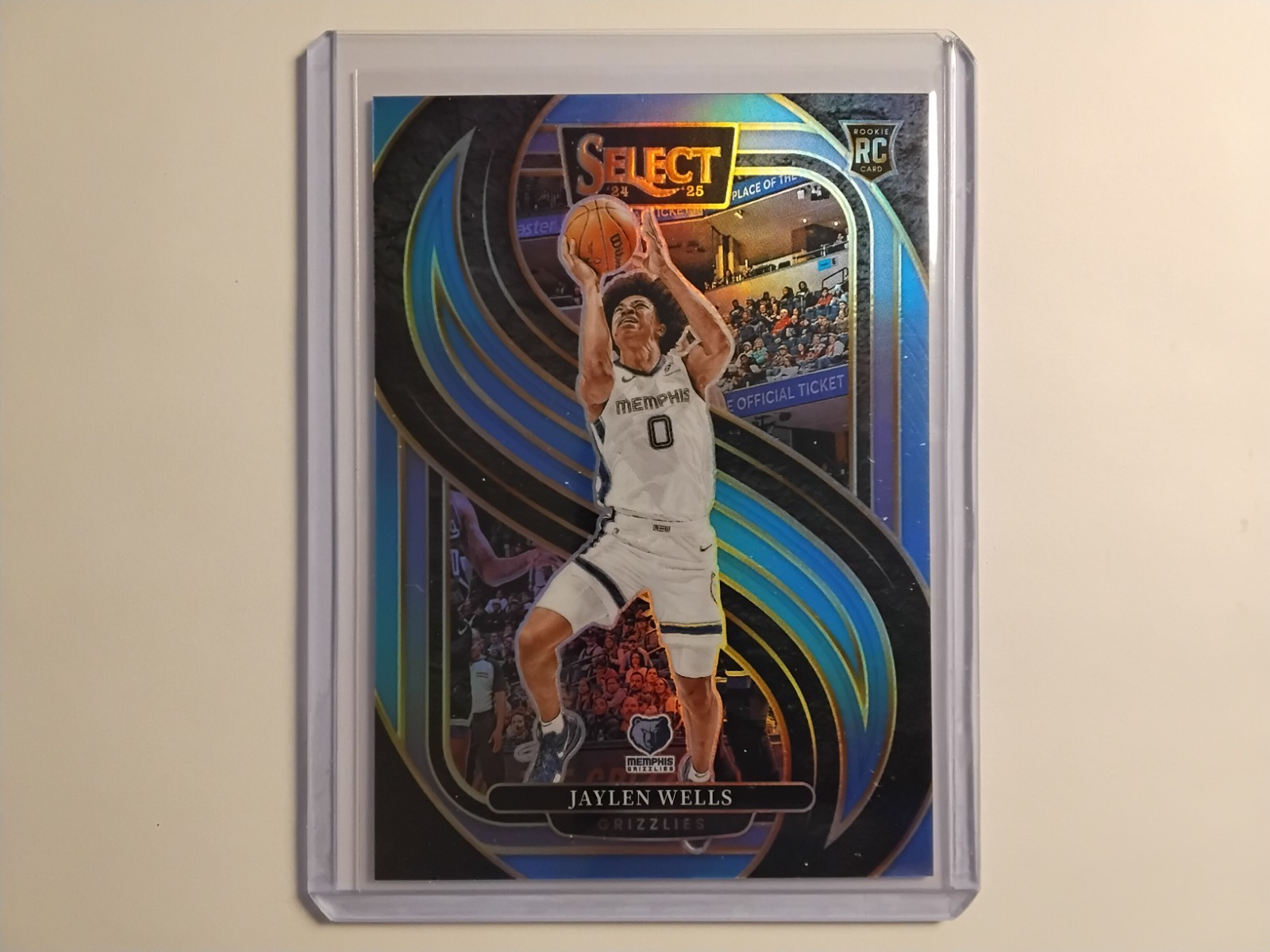 2024-25 Panini Select Premier Level Jaylen Wells (RC) #188 Light Blue /299