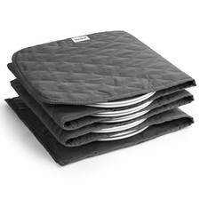 VonShef Tellerwärmer - 12 Tellerwärmer zum Erwärmen von Speisetellern - Grau