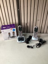 BT 4600 Twin BIG BUTTON Cordless Phones - Complete With UK Plug Leads - Boxed.
