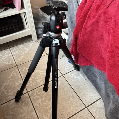 Manfrotto 290 MT294A3 Aluminum Tripod w/ 496RC2 Ball Head Quick Release  Italy