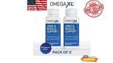 2Pack Omega XL 300 Capsules Green Lipped Mussel Joint  Muscle Relief Supplement