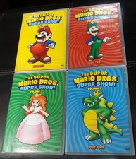 The Super Mario Bros Super Show Volume 2 1989  1-4 DVDs No Slipbox. LOU ALBANO