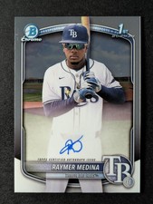 2025 Bowman Chrome RAYMER MEDINA 1st Bowman On Card Auto Prospect #CPA-RM