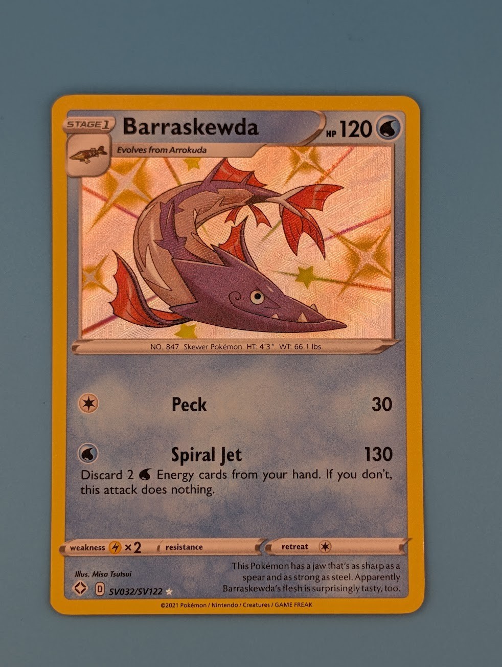 Barraskewda SV032/SV122 Shining Fates: Shiny Vault Holo