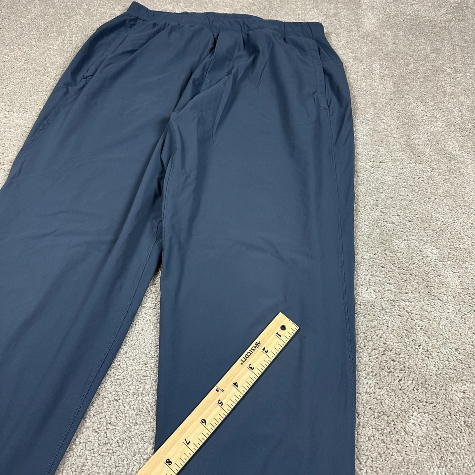 Pantalones deportivos Lululemon para hombre grandes azules grises con cremallera al tobillo Foto 4 de 4