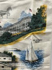 Vintage Mackinac Island Michigan Linen Tea Towel Grand Hotel Kay Dee — photo 4