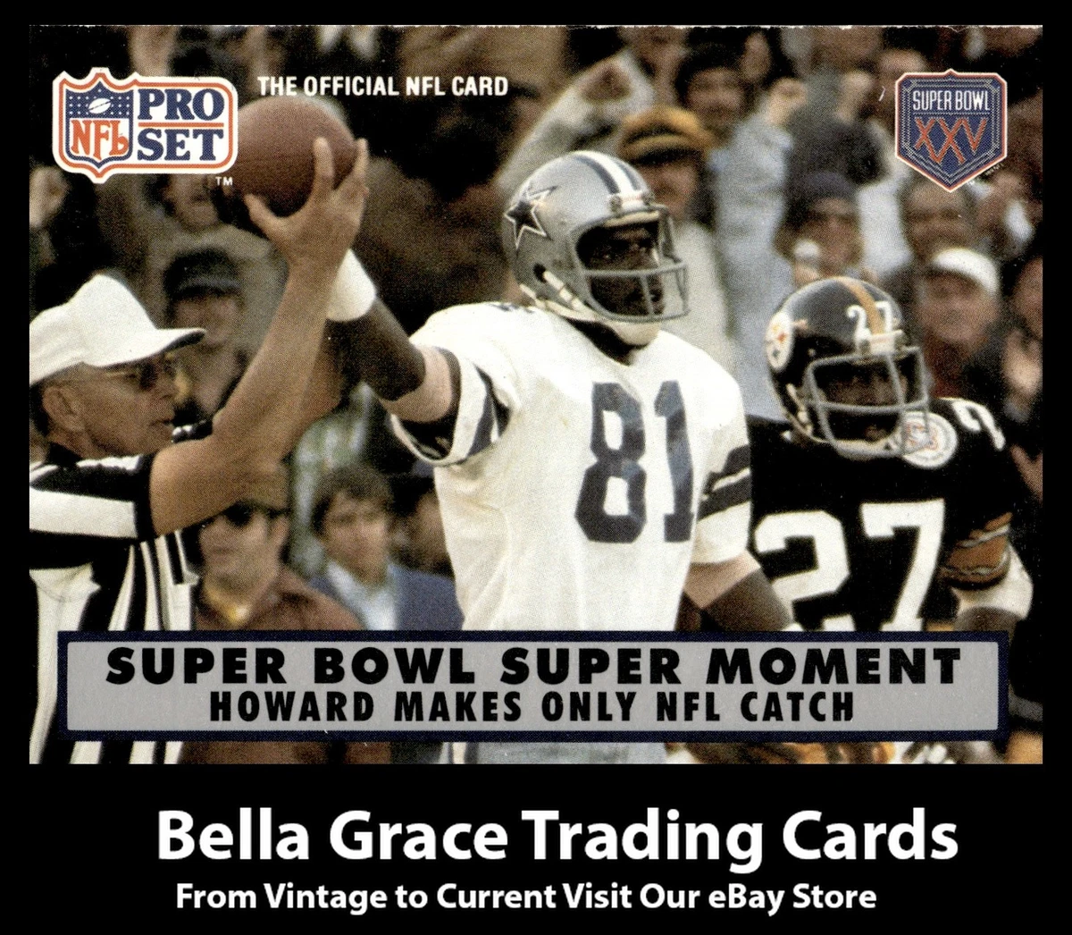 1990 Pro Set Super Bowl XXV Silver Anniversary Percy Howard #143