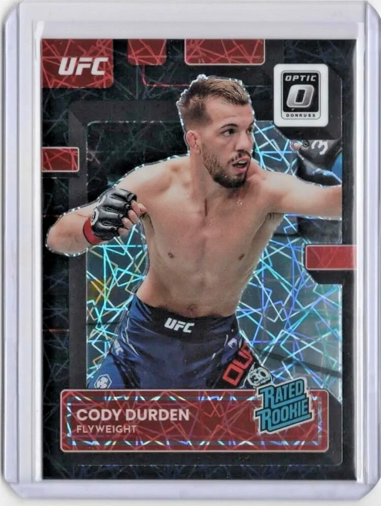 2023 Panini Donruss Optic UFC Cody Durden #142 Black Velocity Rated Rookie /39