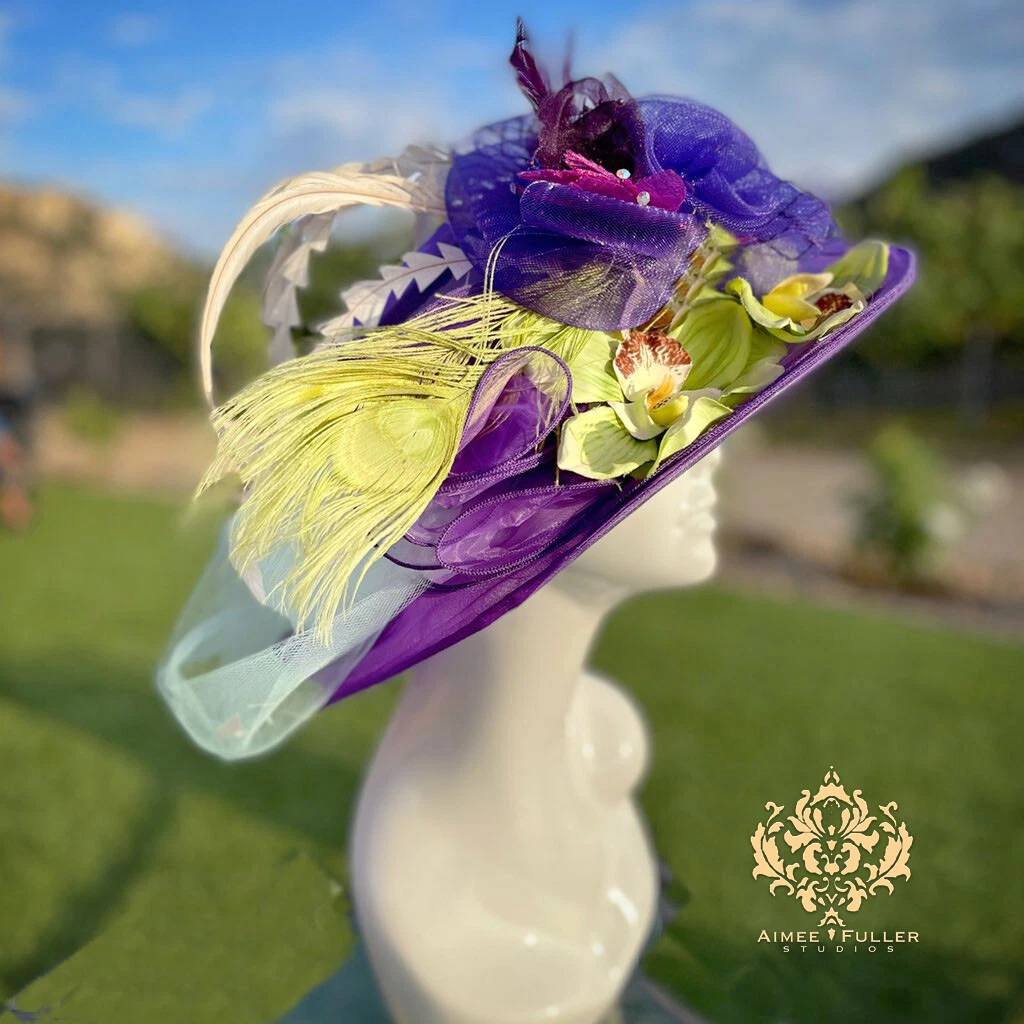 Yellow ascot hat 2025