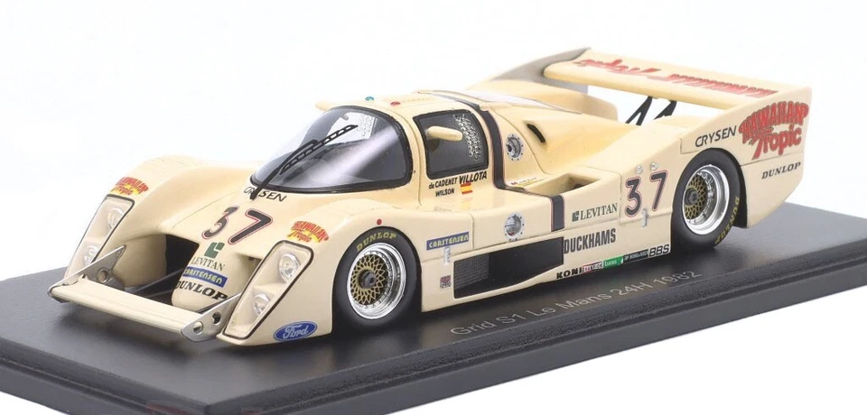Spark S9423 Grid S1 #37 'GRID Racing' Le Mans 1982 - 1/43 Scale - Image 3 of 4