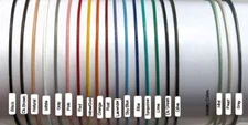 3 strand 2mm leather cord necklace sterling silver u pick length & color