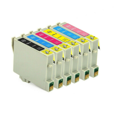 6er Set Tintenpatronen für Epson Stylus Photo RX320 Drucker