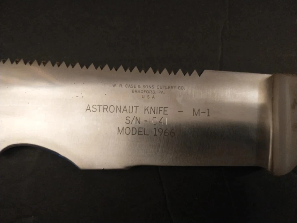 Cuchillo Case Astronaut’s M-1 (Modelo 1966) W.R.Case & Sons Cubiertos Hoja Personalizada Foto 3 de 4