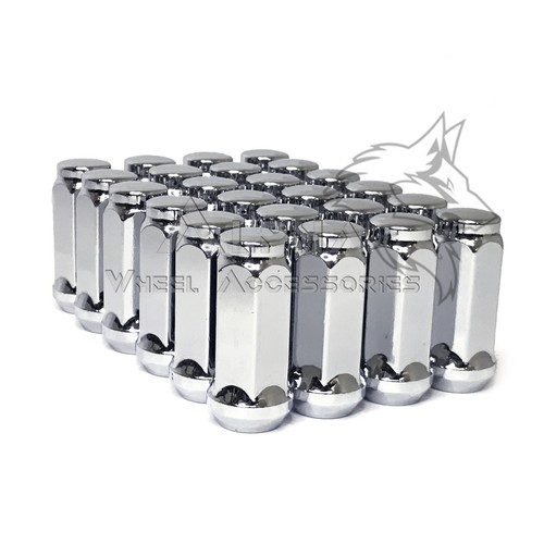 32Pc Chrome Bulge Acorn Lug Nuts M14x1.5 XL 2" Tall For Ram 2500 3500 Heavy Duty - Bild 3 von 8