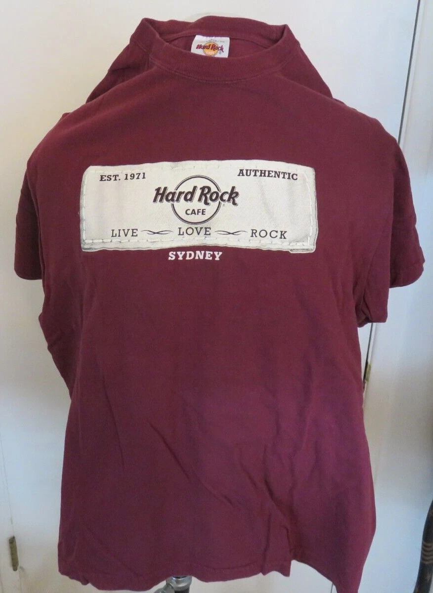 hard rock australia t shirt