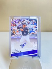 2021 Panini Chronicles - Prestige Autographs Blue #PR-YD Yonathan Daza /50 (AU)