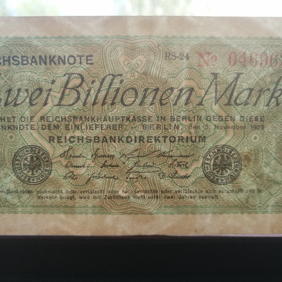 GERMANY  2 BILLIONEN MARK 1923 P-135a XF - Image 3 of 3