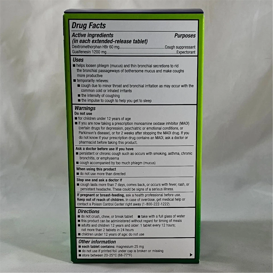 Kirkland Signature Mucus DM Fuerza Máxima, 84 Comprimidos Foto 2 de 2