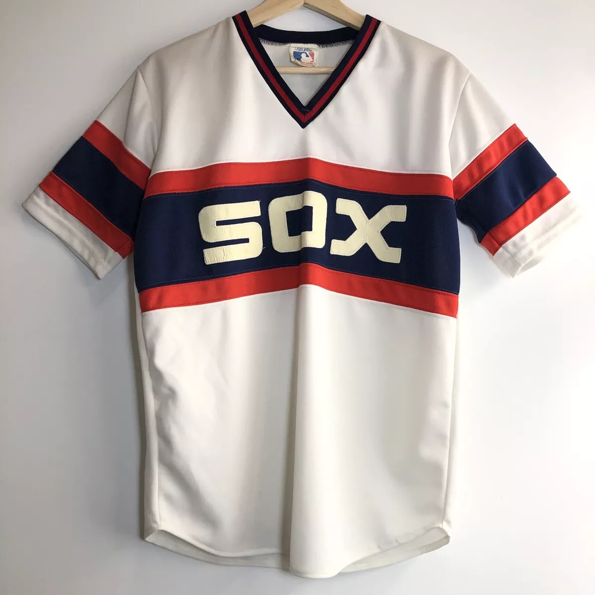 Vintage 80s Ravens Knit Chicago White Sox Kemp #22 MLB Baseball Jersey Size  M