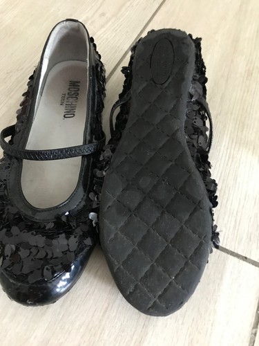 Ballerina 35 Kinderschuhe Schwarz Moschino - Bild 6 von 7