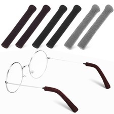 3 Pairs Eye Glasses Leg Covers Sleeves for Arms Knitted Style