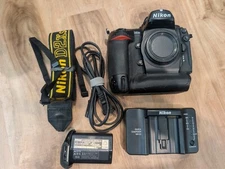 63K Shutter! Nikon D2Xs 12.4MP Digital SLR Camera - Black (Body Only)
