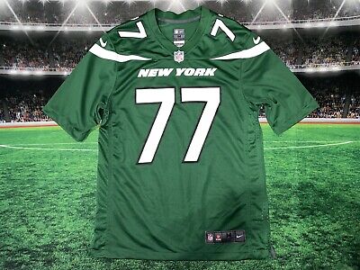Nike New York Jets No77 Mekhi Becton White Men's Stitched NFL 100th Season Vapor Untouchable Limited Jersey