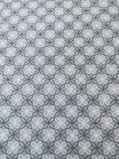 Fat Quarter Benartex Words To Live By Floral Duck Egg Blue 100% Cotton Fabric