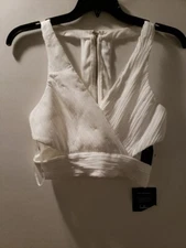 Lulu's Women's Two Piece Dress Ivory Medium NWT