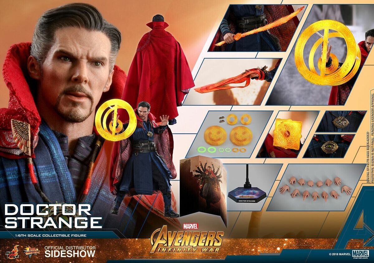 1/6 Hot Toys MMS 484 Infinity War Doctor Strange ~ Brand New 1/6 Hot Toys MMS 484 Infinity War Doctor Strange ~ Brand New