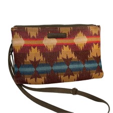 Pendleton Wool Crossbody Keeper,  Native American Design, Western, Cowgirl, Wool