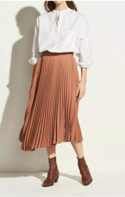 vince pleated dress vintage rose Vince Women's Wild Primrose Pleated Pintuck Slvls Dress, XX-Small at Amazon  Women's Clothing store
