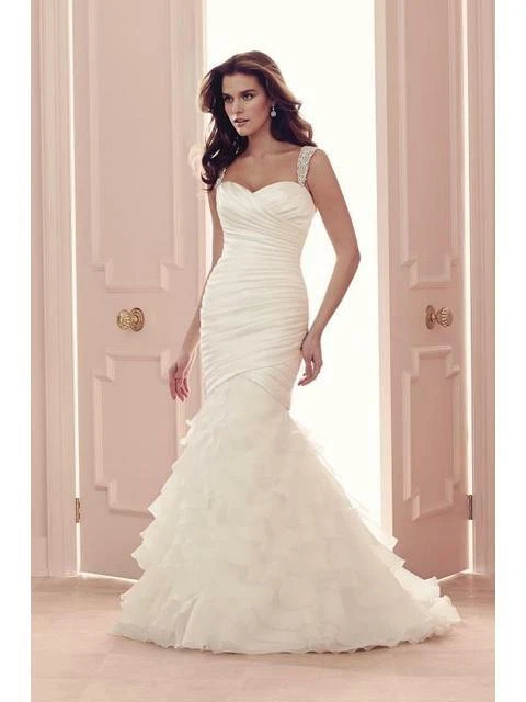 Paloma Blanca Wedding Dress size 12 #4561 Sample dress - Image 2 of 4