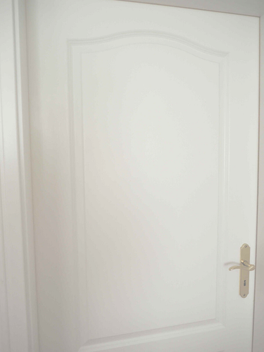 Zimmertür 86 cm Weißlack-Typ Landhaus–DIN rechts INCL. Beschlag - guter Zustand - Bild 2 von 5